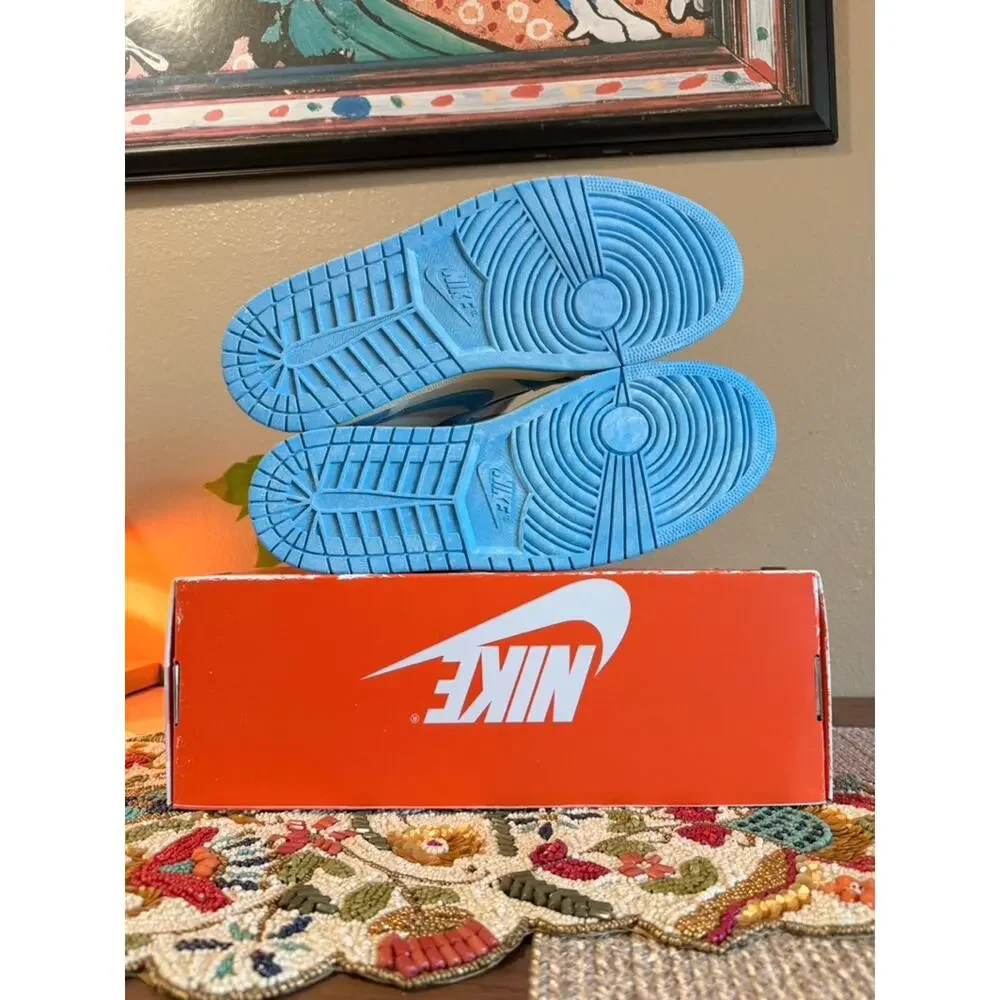 Jordan 1 Retro High OG UNC Reimagined Sail Powder University Blue DZ5485 402